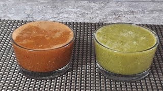 salsas verde y roja para los tacos de lengua [upl. by Dnumsed710]