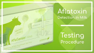 AflaSensor nova  Testing Procedure for Aflatoxin Detection in Milk [upl. by Kerstin]