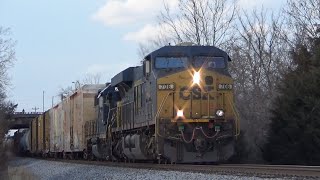 CSX ES44AH 706 w Forward K5HL Leads Manifest Q58316 on 21622 [upl. by Ydniahs]