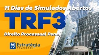 Simulado TRF 3 Direito Processual Penal  Correção [upl. by Lahcear]