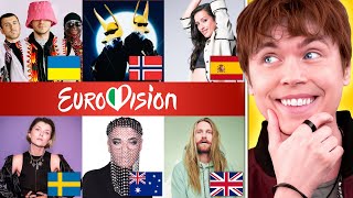 Songwriter Ranks the 2022 Eurovision Songs [upl. by Oicneconi507]