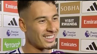 Gabriel Martinelli Post Match Interview Arsenal vs Southampton 31 [upl. by Meeharbi]