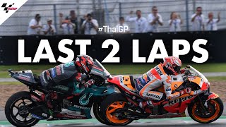 The Champ vs the rookie their last 2 laps of the 2019 ThaiGP [upl. by Kegan]