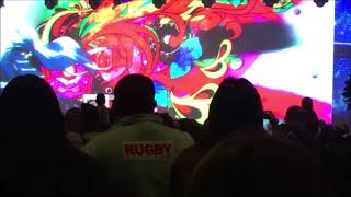 Beyblade Burst Turbo Intro LIVE at 2018 World Championships Paris [upl. by Trinia329]