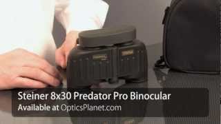 Steiner 8x30 Predator Pro Compact Binocular  OpticsPlanetcom Product in Focus [upl. by Akitnahs494]