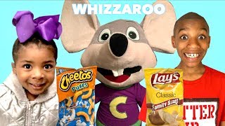 Chuck E Cheese Portal to Target How to Shop Healthy Food Pretend Play Shopping [upl. by Diraj]