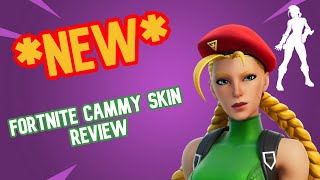 NEW CAMMY SKIN REVIEW  Fortnite [upl. by Nytsrik584]