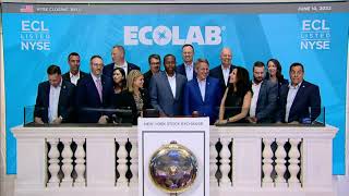 Ecolab Inc NYSE ECL Rings The Closing Bell® [upl. by Horatio611]