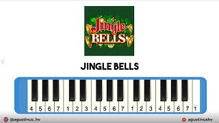 Jingle Bells  Christmas Songs  Christmas Piano  Christmas Piano Music  Piano Tutorial [upl. by Ydniahs]