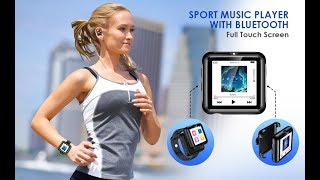 Gueray 8GB Bluetooth MP3 Player with Clip Sport Watch Strap Full Touch Screen Portable Music Player [upl. by Philine]