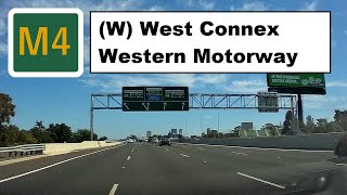 【Sydney Drive】 M route 4West2 Western MotorwayWest Connex Ashfield  Emu plains [upl. by Vernier]