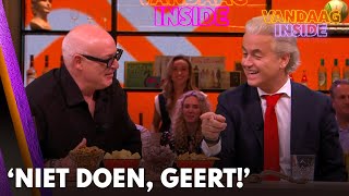 Wilders wil borrelhapje van tafel pakken maar René grijpt in ‘Niet doen Geert’  VANDAAG INSIDE [upl. by Laforge]