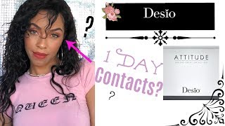 Desio Wild Green Contact lens review [upl. by Ragnar]