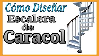 Cómo Diseñar Escalera de Caracol [upl. by Eidur972]