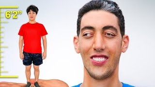 World tallest man meet to world smallest person [upl. by Pier]