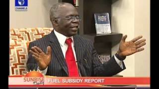 Femi Falana talks tough on fuel subsidy report [upl. by Ahsenrad]