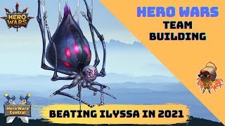 how to defeat Ilyssa the weaver in 30 second  hero wars mobile 2022 [upl. by Hsetirp292]