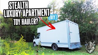 Stealth Apartment  Toy Hauler in a Box Truck DETAILED TOUR [upl. by Anha]