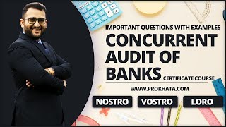 Questions on Concurrent Audit of Banks  Nostro Vostro amp Loro Account Explained [upl. by Jar37]