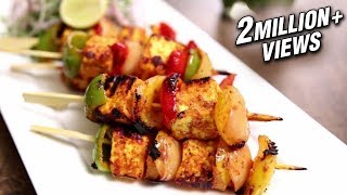 Paneer Tikka Recipe  How To Make Paneer Tikka On Tawa  The Bombay Chef – Varun Inamdar [upl. by Kosel]