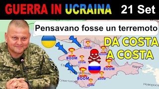 21 Set Attacco Dronico Devastante CIELI CRIMEI SATURATI  Guerra in Ucraina [upl. by Magas]