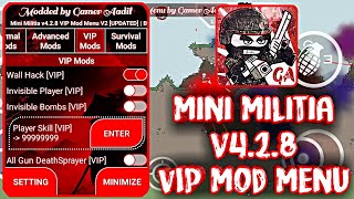 Mini Militia Mod Menu v537  Unlimited Money  mini militia hack mod by Frezy Gaming [upl. by Ami871]