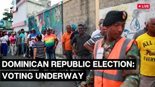 LIVE Voters Arrive to Vote in Dominican Republics Presidential Election [upl. by Wynny831]