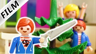 Playmobil Film deutsch  JULIAN FÄLLT BAUM  Weihnachts Tanne geklaut  Kinderserie Familie Vogel [upl. by Gibbie889]