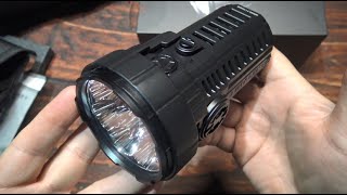 Imalent RS50 Flashlight Kit Review 20000 Lumens 1160 Meters Of Throw [upl. by Apollus249]