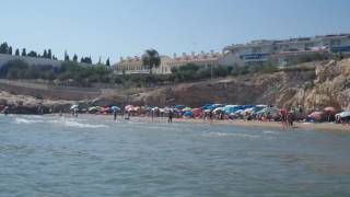 Sitges Bay from Balmins Beach Daytime [upl. by Matthiew]