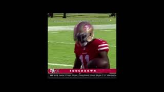 Marquise Goodwin scoring a touchdown after his baby passed away before the game😢 [upl. by Cutcheon]