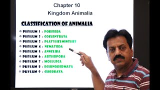 First Year  Chapter 10  Kingdom Animalia  Part 1  Basis of Animal Classification Part 1 [upl. by Dowzall]