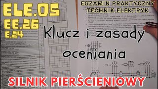 15 silnik pierścieniowy  omawiam EGZAMIN PRAKTYCZNY technik elektryk ELE05 [upl. by Ib]