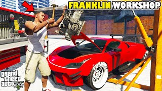 Franklin Planning To Upgrade His New Workshop in Los Santos GTA 5  SHINCHAN and CHOP [upl. by Benisch340]