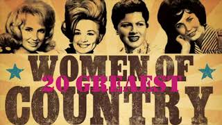 20 Greatest Women Of Country 1927 To 1966 [upl. by Eslek]