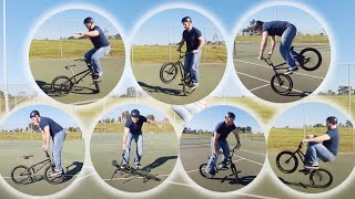 7 Simple Balancing Tricks You Can Do On Your BMX — The Flatland Beginner [upl. by Ykcul]