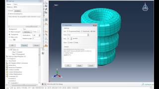 CAE analysis of Hyperelastic bump stopper using ABAQUS [upl. by Giddings408]