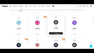 Bitget Exchange Part 3 How to Stake Your Coins In Bitget Exchange [upl. by Laughton]