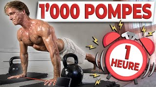 1000 POMPES EN 1 HEURE  ⏰ CHALLENGE [upl. by Ulises]