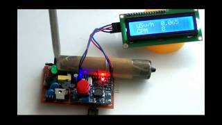 Geiger Counter with Arduino and I2C LCD 16x2 display [upl. by Cassey382]