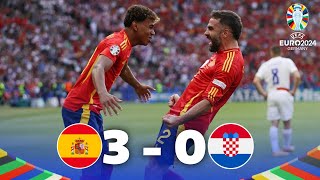 ESPAÑA APLASTA A CROACIA  ESPAÑA 3 CROACIA 0 [upl. by Bernat]