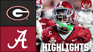 Georgia Bulldogs vs Alabama Crimson Tide  Full Game Highlights  ESPN College Football [upl. by Rehpitsirhc]