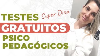 Testes Psicopedagógicos GRATUITOS [upl. by Attenahs]