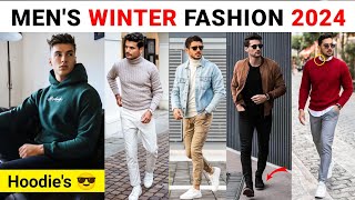 12 Must  Have Mens Winter Fashion Essentials amp Outfit Ideas 2023  हिंदी में [upl. by Edak]