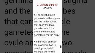 How the process of Gamete transfer takes place Part 2 Class 12 Biology Chapter 1 [upl. by Violet]