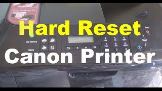 How to Hard Reset Canon Printer Error [upl. by Naic]