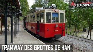 Les tramway des grottes de Han  Belgique [upl. by Baal332]