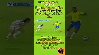 Juninho Pernambucano vs Ronaldinho A Comparison of Two Brazilian Free Kick Legends football [upl. by Anselmo150]