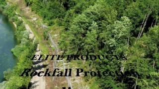 Rockfall protection railways equipment Ain France [upl. by Einnahpets]