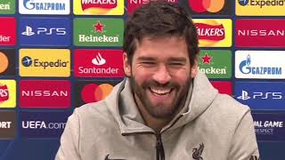 Alisson Becker interview West Brom 1  2 Liverpool [upl. by Schild]